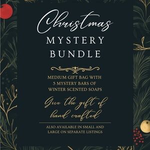 Medium Christmas Soap Gift Giving Mystery Bundle